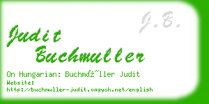judit buchmuller business card